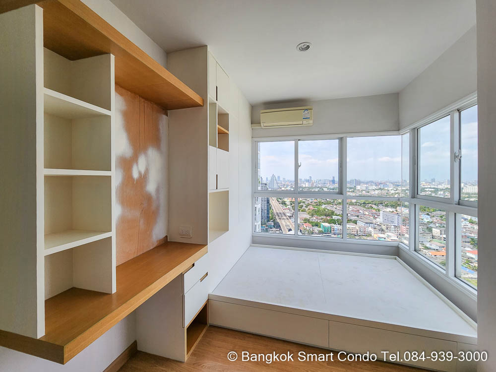 ให้เช่าคอนโดบางซื่อ วงศ์สว่าง เตาปูน : ให้เช่าคอนโด The Parkland รัชดา-วงศ์สว่าง 1 นอน 40 ตรม. ชั้น 31 ห้องมุม ห้องเปล่า K3944
