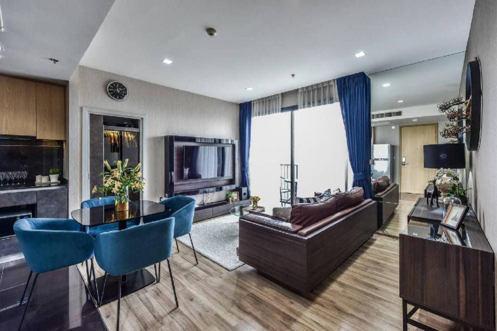 For RentCondoSapankwai,Jatujak : LJM101 The Line Chatuchak-Mochit, 2 bedrooms, 10th floor, fully furnished, 64,000 baht 099-251-6615
