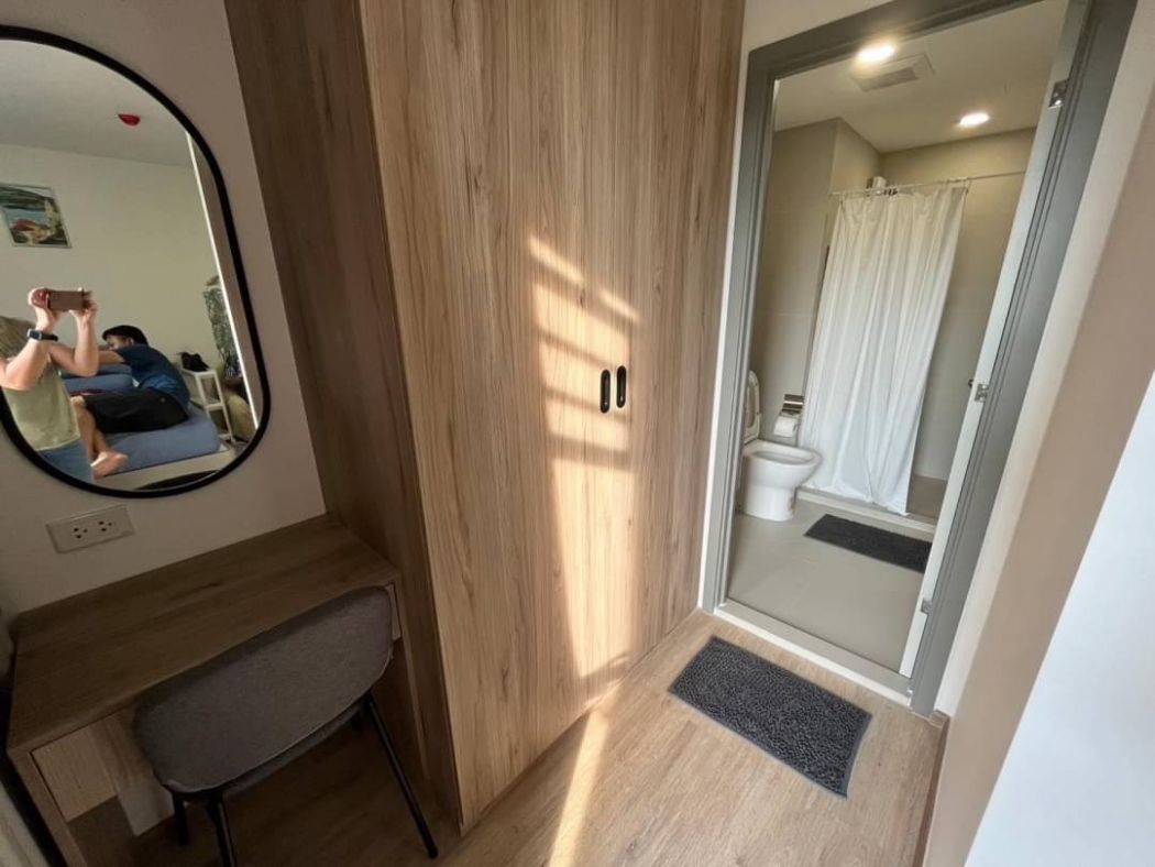 For RentCondoChaengwatana, Muangthong : Condo for rent, Wonder Kaset, 24.25 sq m., 1 bedroom, 1 bathroom, 1 balcony, 1 parking, very new room.