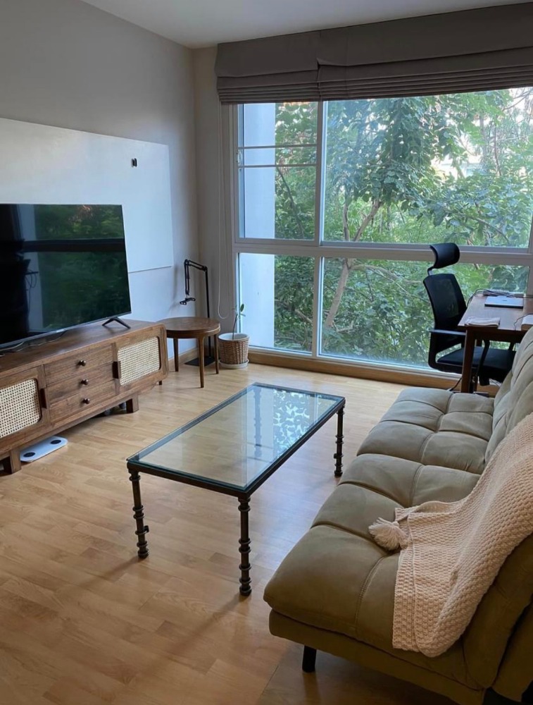 For RentCondoOnnut, Udomsuk : For rent 🌲Tree Condo Luxe Sukhumvit52 1bedroom 1 bathrooms 48sqm. Fl.3 near BTS On Nut, department store, expressway.