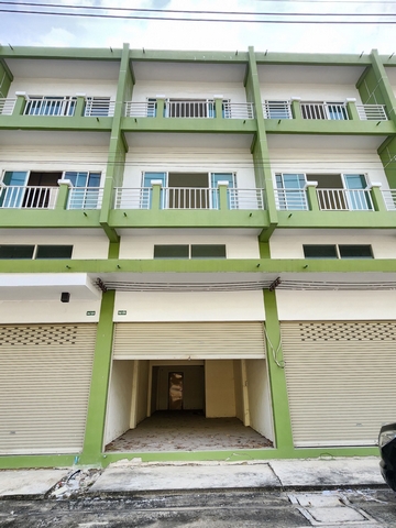 For RentShop HouseMahachai Samut Sakhon : Shophouse for rent, 20 sq m., 3 floors, with mezzanine, near Assumption College, Rama 2 Campus, suitable for opening a company or doing business.