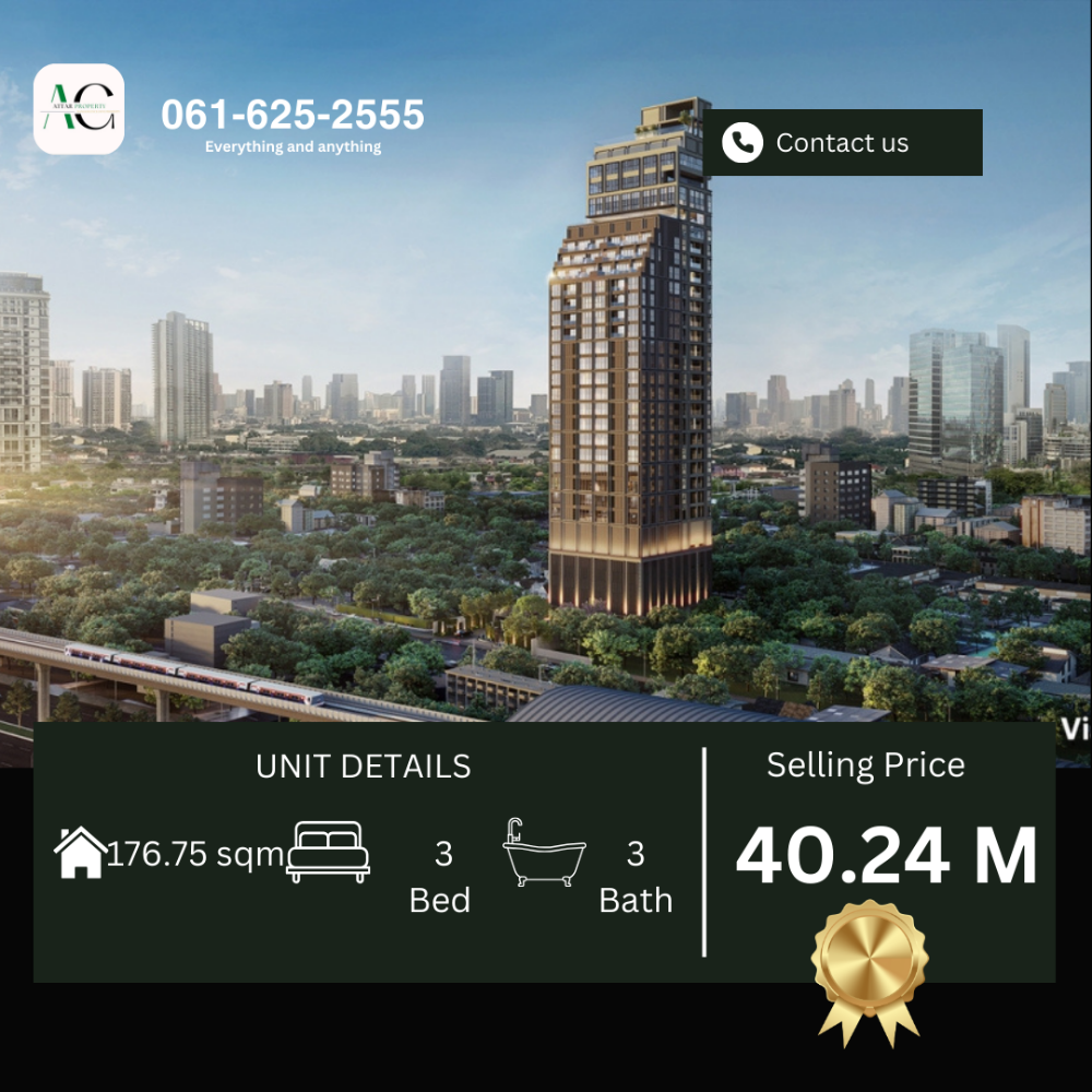 For SaleCondoAri,Anusaowaree : *Last unit for this type BEST DEAL* Via Ari | 3 bed | 061-625-2555