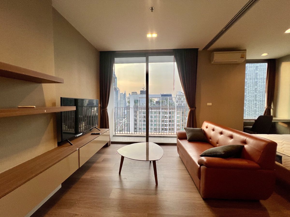 ให้เช่าคอนโดสาทร นราธิวาส : ( U20250428400 ) Tel/Line 096-2479369  ให้เช่า !! นารา ไนน์ คอนโด 1 ห้อนอน 1 ห้องน้ำ ขนาด 39 ตร.ม. ห้องสวย ชั้นสูง ราคาดีที่สุดๆ✨