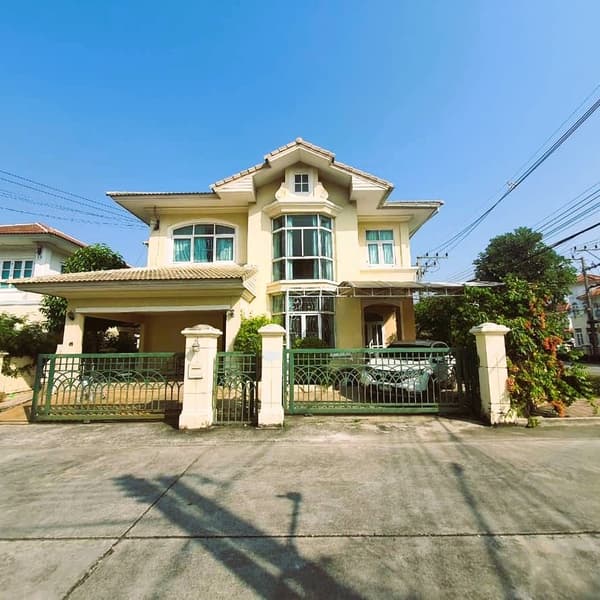 For SaleHousePathum Thani,Rangsit, Thammasat : For sale Corner house 89.2 sq.w. Passorn 4 The Elegance Rangsit- Klong 3 Only 5.4 million
