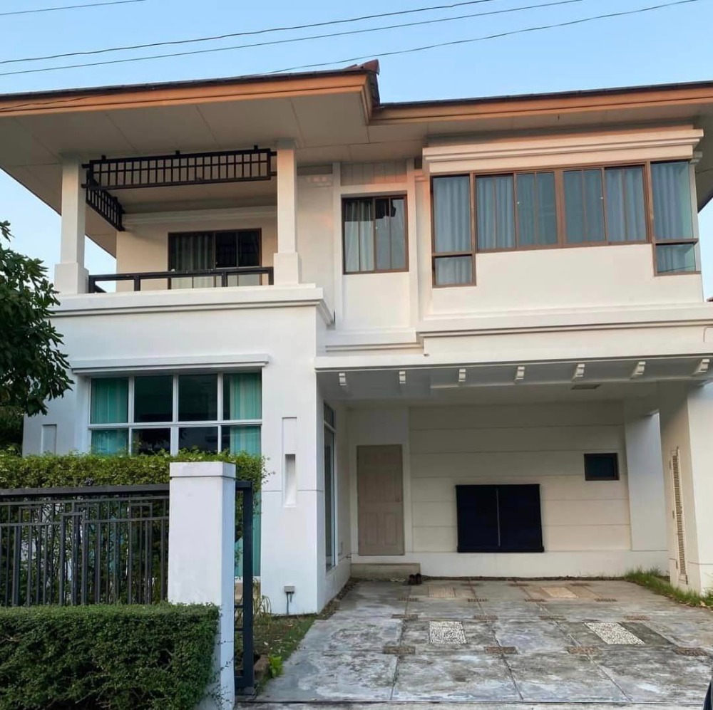 For RentHouseBangna, Bearing, Lasalle : Detached house Setthasiri Bangna-Wongwaen close to Mega Bangna ( PST-EVE778)