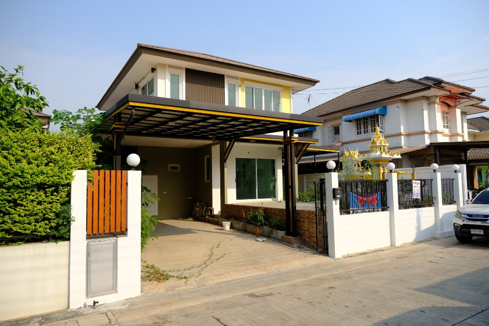 ขายบ้านปทุมธานี รังสิต ธรรมศาสตร์ : ขายบ้านเดี่ยว 2 ชั้น 60.70 ตารางวา ม.ฉัตรหลวง 10 house for sale, 60.70 square meters, Chat Luang Village 10