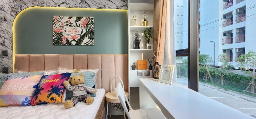 For RentCondoPathum Thani,Rangsit, Thammasat : Kave Town Colony, new room just completed, theme “The Light of Hermes Arch“