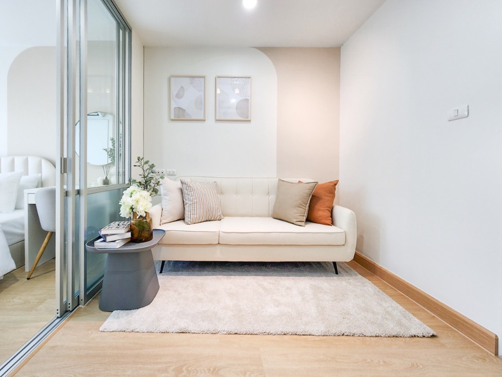 For SaleCondoPattanakan, Srinakarin : (Full loan available) Lumpini Ville On Nut-Pattanakarn #Condo zone On Nut Phatthanakan Beautiful, minimalist, smooth, white and wide.