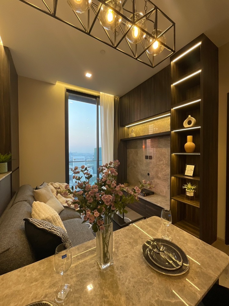 For RentCondoLadprao, Central Ladprao : 1 bedroom for rent, high floor, fully decorated, beautiful. Location: Lat Phrao Intersection