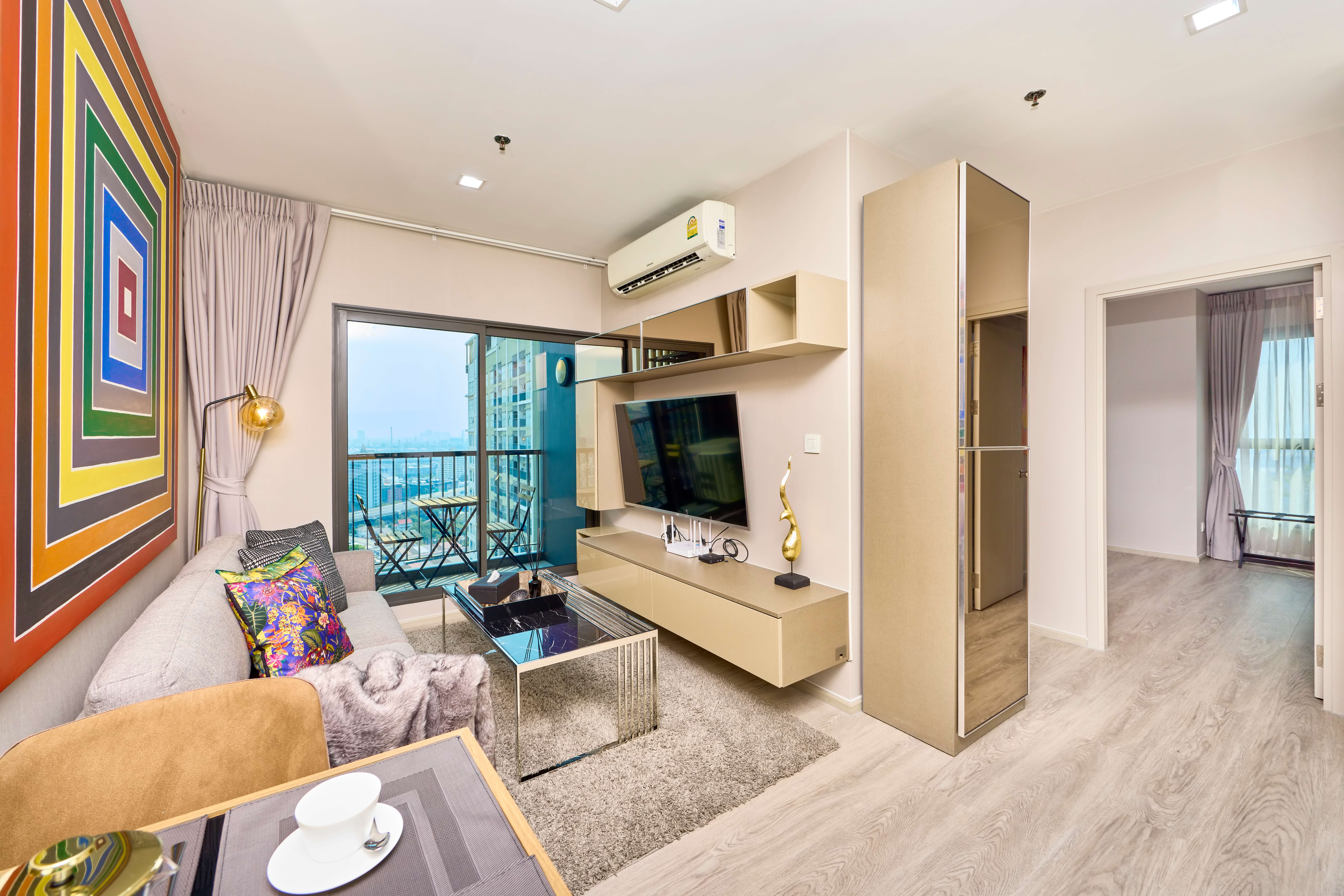 ให้เช่าคอนโดอ่อนนุช อุดมสุข : Life Sukhumvit 48 for Rent - 2 beds  - 42 sqm - 28000 THB