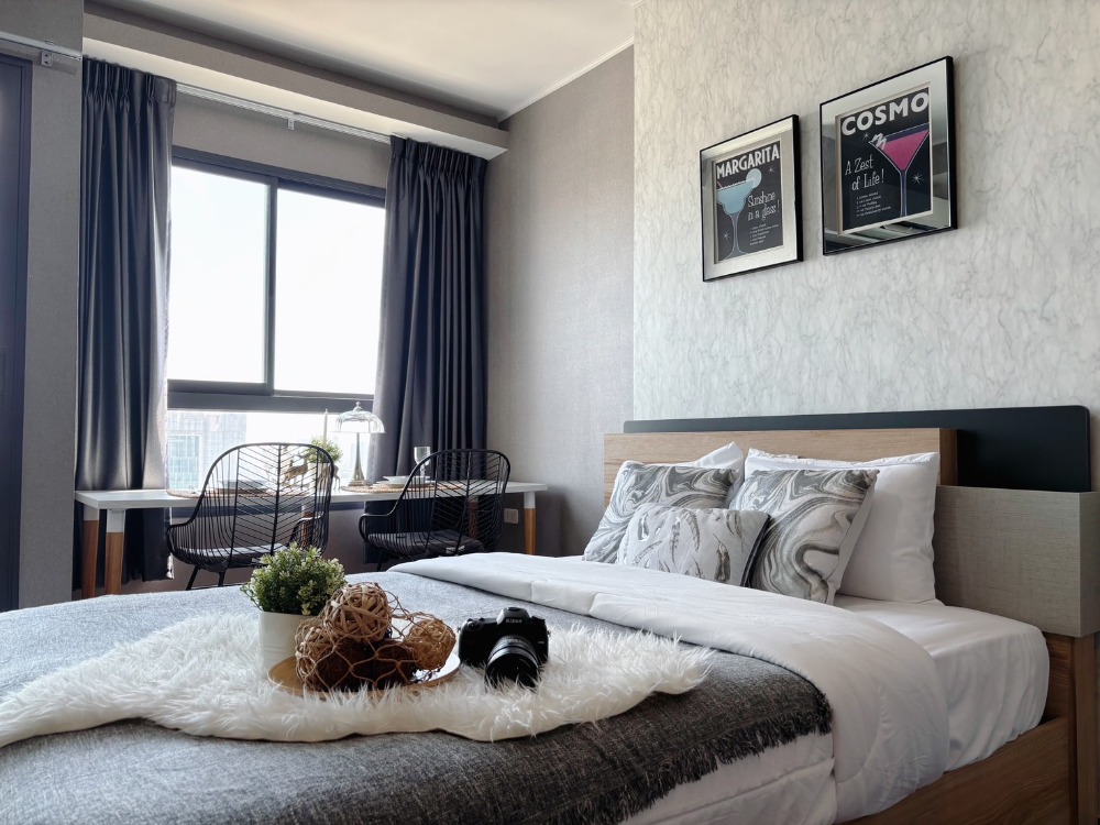 ให้เช่าคอนโดอ่อนนุช อุดมสุข : เช่า Studio, Ideo Sukhumvit 93 ห้องเเต่งบิ้วอินสวย ชั้นสูง