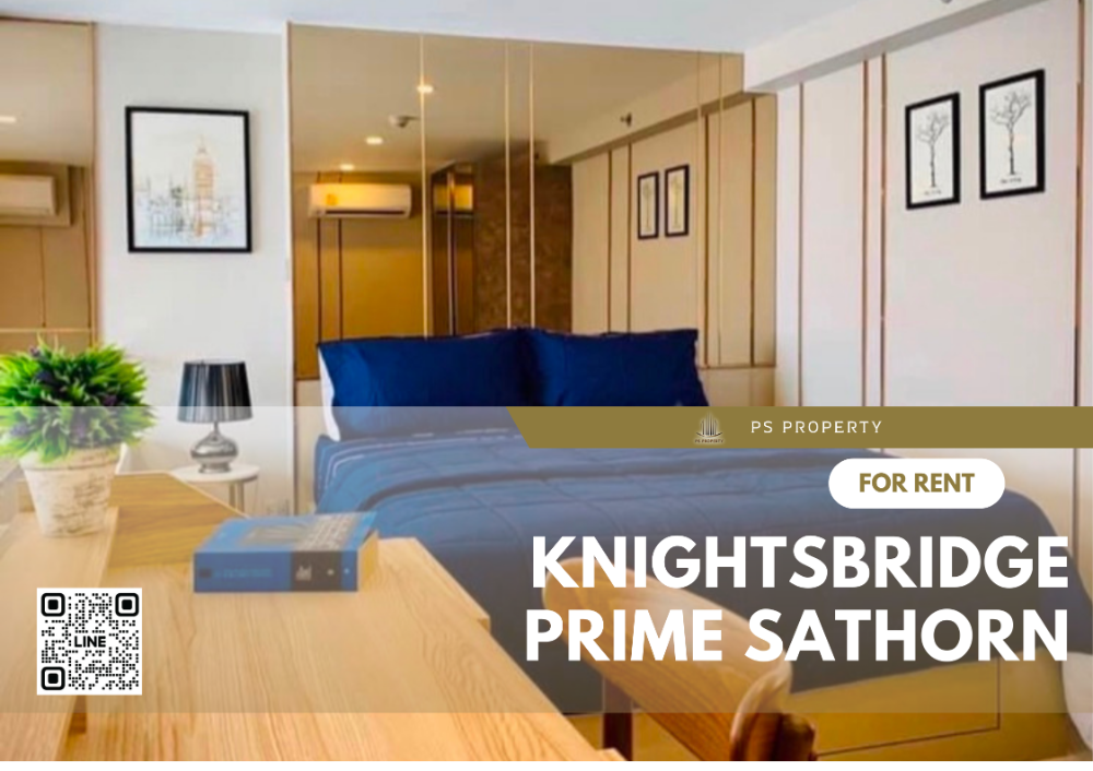 For RentCondoSathorn, Narathiwat : For rent 🔥KnightsBridge Prime Sathorn🔥 Duplex room, beautifully decorated, fully furnished. electrical appliance