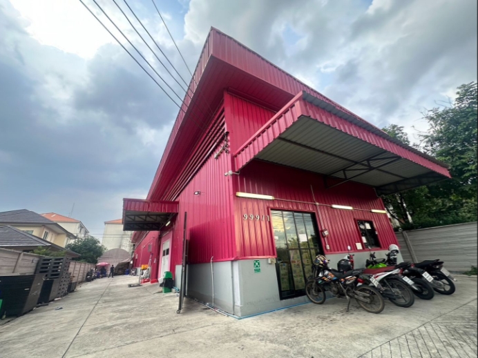 ให้เช่าโกดังนวมินทร์ รามอินทรา : K101 ให้เช่าโกดัง ซอยสายไหม 35 ขนาด 952 ตร.ม มีแอร์ ไฟฟ้า3เฟส