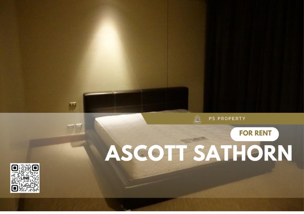 ให้เช่าคอนโดสาทร นราธิวาส : ให้เช่า📣Ascott Sathorn📣 3 ห้องนอน 3 ห้องน้ำ เฟอร์นิเจอร์ เครื่องใช้ไฟฟ้าครบ ใกล้ BTS เซนต์หลุยส์