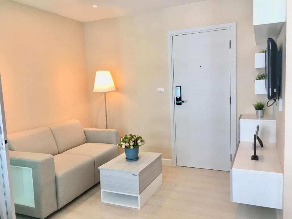 For SaleCondoNawamin, Ramindra : S-CNR102  The Cube Nawamin-Ramintra, 5th floor, Building B, pool view, 27 sq m., 1 bedroom, 1 bathroom, 1.8 million (sold with tenant) 064-959-8900