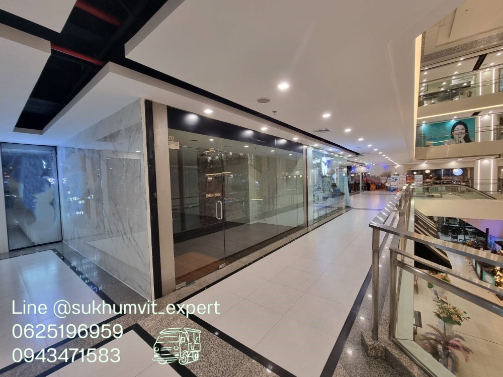 ให้เช่าร้านค้า/ตลาดนัดสุขุมวิท อโศก ทองหล่อ : BTS อโศก ให้เช่า พื้นที่ 65 ตร.ม. ชั้น 1 พื้นที่ค้าขาย ไม่รับกัญชา