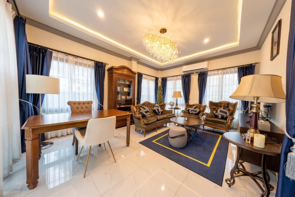 For Rent 4 Beds 5 Baths The Matias Kalapapruek-Kanchanapisek Ultra Luxury Detached House Near Central Pinklao Ready to move in Loading...