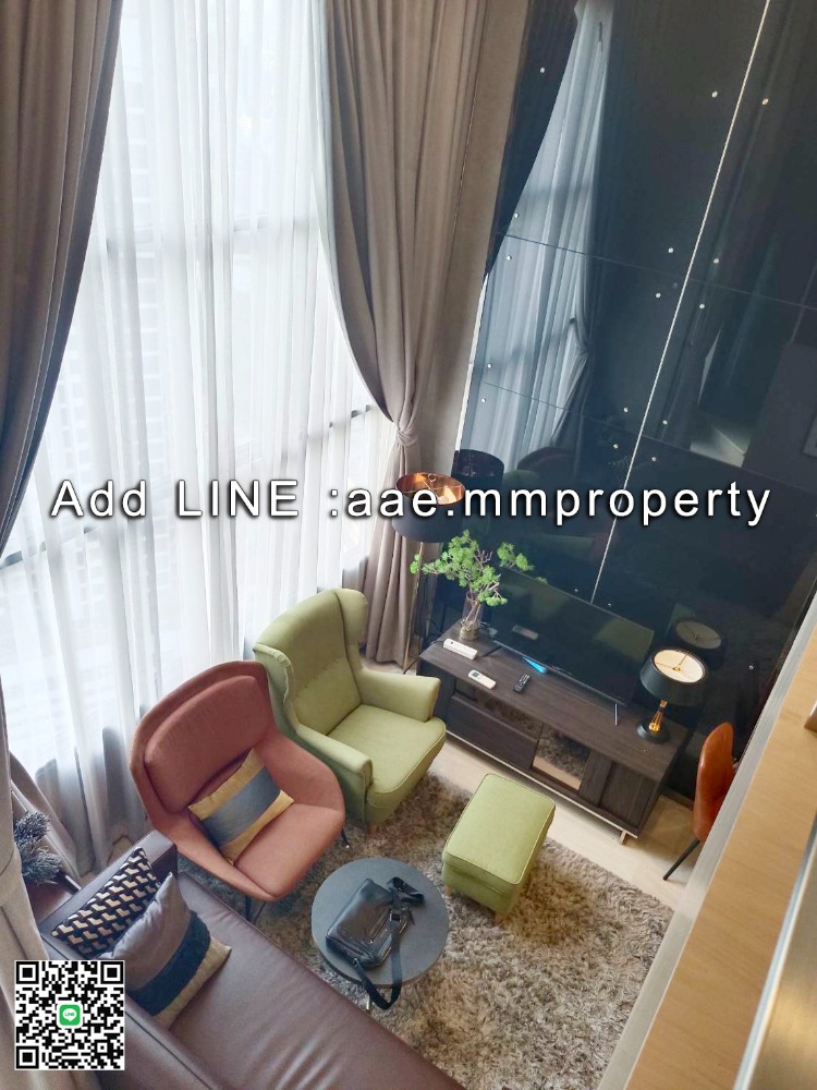 For RentCondoSathorn, Narathiwat : Duplex room, beautifully decorated, size 37 sq m., ready to move in | Add Line : aae.mmproperty