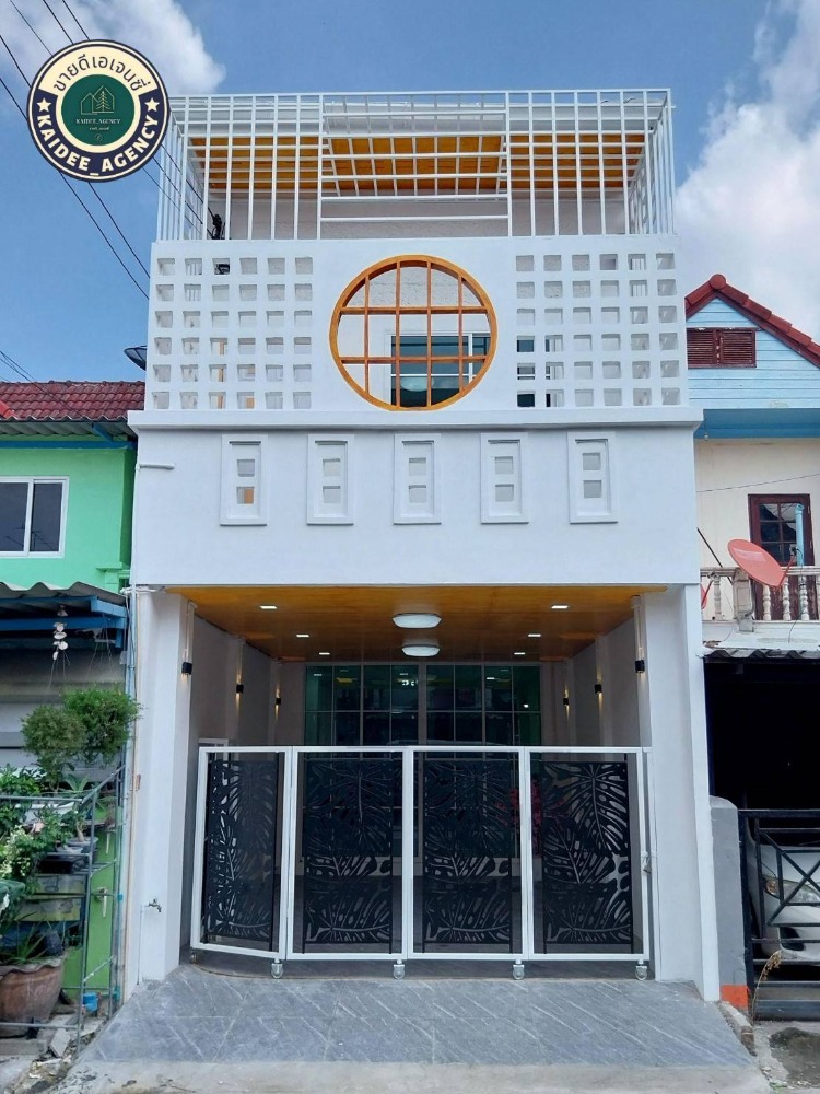 For SaleTownhomeNawamin, Ramindra : 2-story townhouse, Phibunsap Village, along Khlong Song, Pink Line, Bang Chan, Khlong Sam Wa District Office. Setthabutbamphen College of Business Administration and Tourism, Nai Yai Market, Tahaimit Market, Liap Khlong Song Market