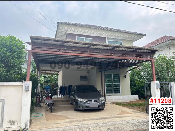 For RentHouseLadkrabang, Suwannaphum Airport : For rent, 2-story detached house, Perfect Place Village, Sukhumvit 77 - Suvarnabhumi Phase 6, near Suvarnabhumi Airport.