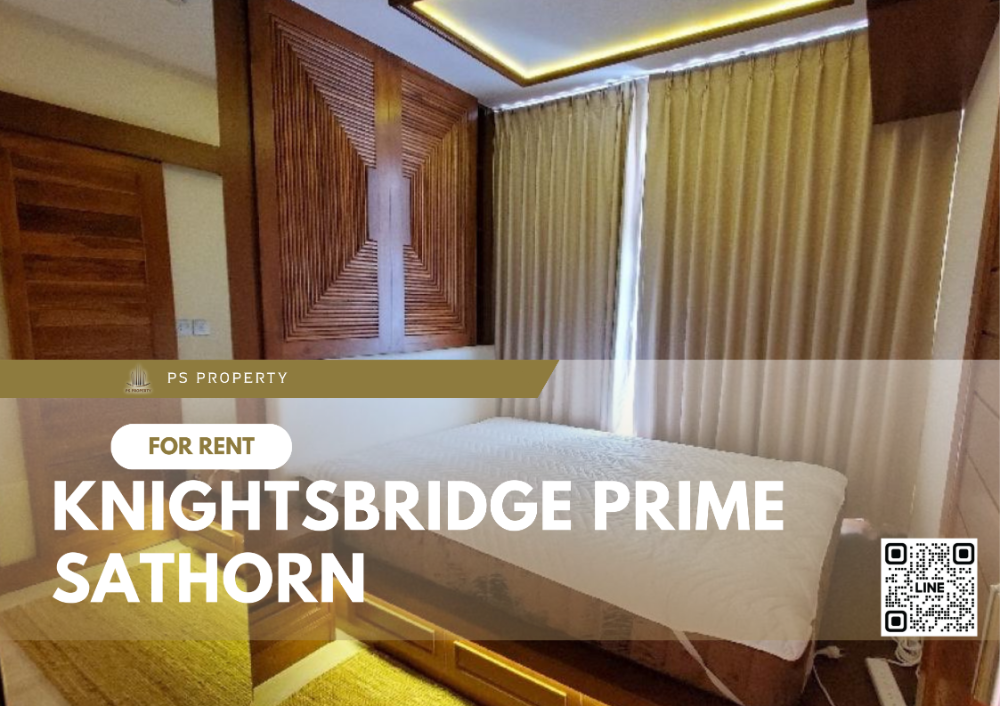 For RentCondoSathorn, Narathiwat : For rent 🔥Knightsbridge Prime Sathorn🔥, convenient travel, near BTS Chong Nonsi, furniture, complete electrical appliances.
