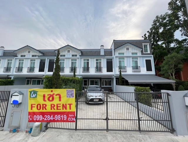 For RentTownhomeBangna, Bearing, Lasalle : Don't Miss Out Townhome For Rent Indy2 Bangna-Ramkhamhaeng2 close by Mega and IKEA Bangna
