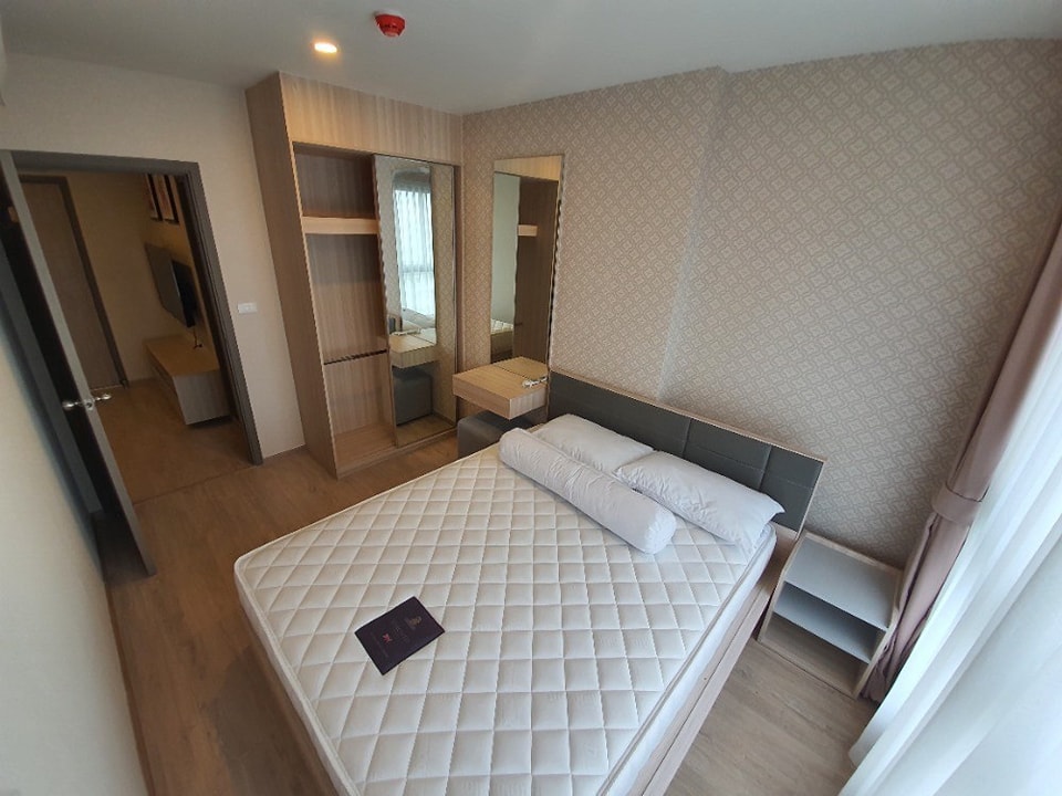 For RentCondoBangna, Bearing, Lasalle : IDO2110  Ideo O2, Building A, 25th floor, city view, 33 sq m., 1 bedroom, 1 bathroom, 14,500 baht. 064-878-5283