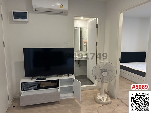 ให้เช่าคอนโดลาดกระบัง สุวรรณภูมิ : เช่า I Condo Green Space Sukhumvit 77 Phase 2 ห้องใหญ่ ติดพาซิโอ้ลาดกระบัง