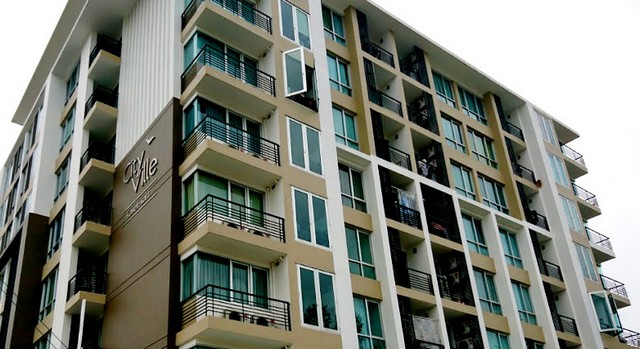 For SaleCondoKasetsart, Ratchayothin : (Cheapest in the market) Condo for sale, furnished, ready to move in, City Ville @ Kasetsart, 3rd floor, 1 bedroom, 1 bathroom (32.03 sq m.), selling price 2.7 million baht.