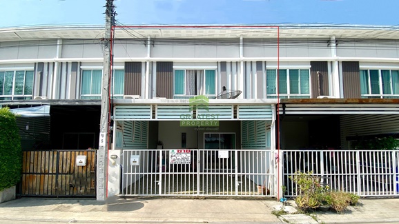 For SaleTownhomeRama5, Ratchapruek, Bangkruai : VILLETTE LITE Rattanathibet Village, Bang Yai, Nonthaburi, Urgent sale, 2-story townhome, area 17.50 sq m, good location, ready to live.