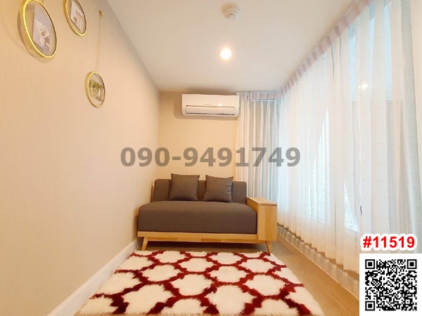 For RentCondoBang Sue, Wong Sawang, Tao Pun : Condo for rent, Metro Sky Prachachuen, 2 floors, decorated, ready to move in.