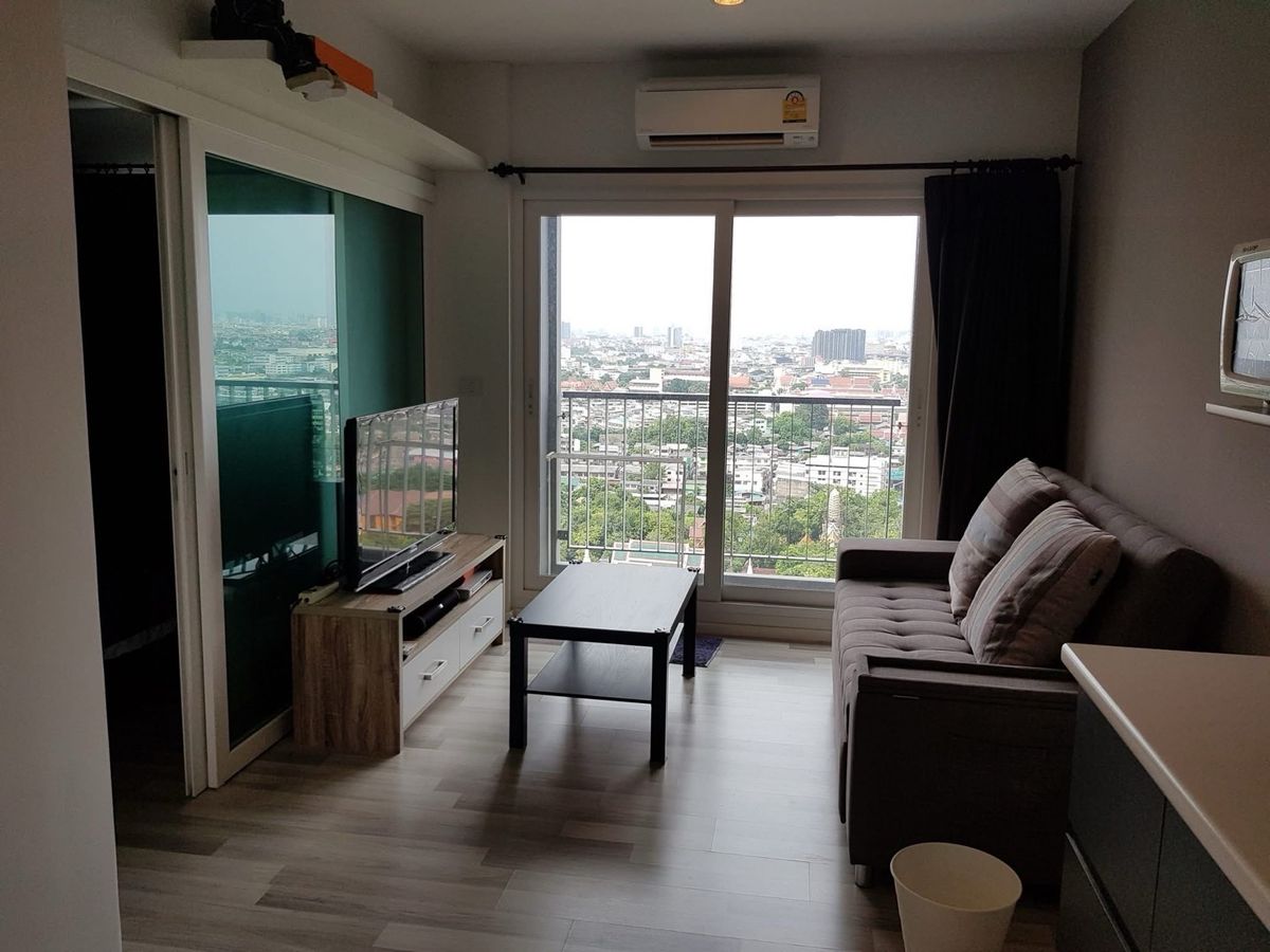 For RentCondoThaphra, Talat Phlu, Wutthakat : 🔥Urgent rent The key bts wutthakart, high floor, north side