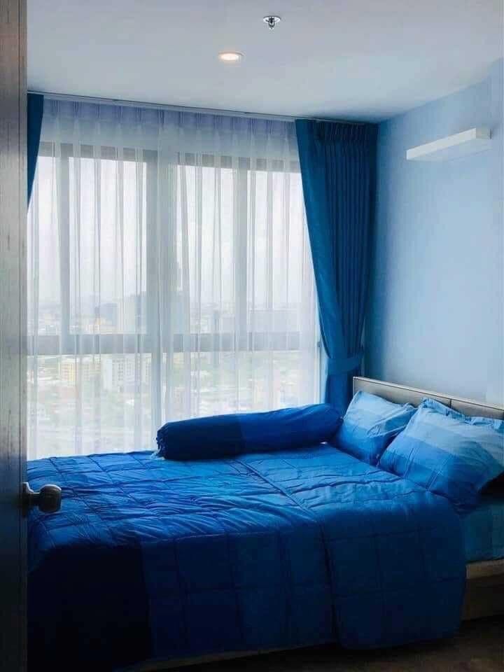 For RentCondoBangna, Bearing, Lasalle : IDO2116 Condo for rent, Ideo O2, 26th floor, Building B, city view, size 34 sq m., 1 bedroom, 1 bathroom, 15,000 baht 064-878-5283