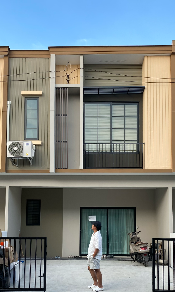 ให้เช่าทาวน์โฮมลาดกระบัง สุวรรณภูมิ : ปล่อยเช่าบ้าน แต่งสวย สไตล์ Cozy 3 ห้องนอน 2 ห้องน้ำ 2ที่จอดรถ โครงการ The Connect 4 สุวรรณภมูิ