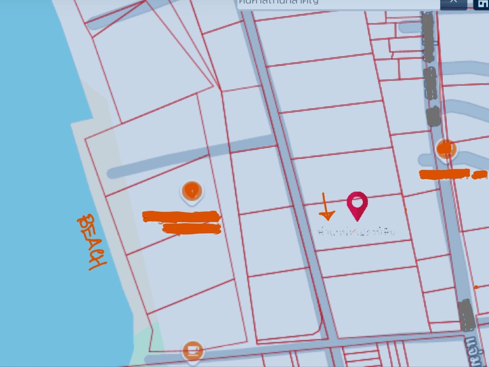 For SaleLandPattaya, Bangsaen, Chonburi : Wannapha Beach land, Bangsaen sea view