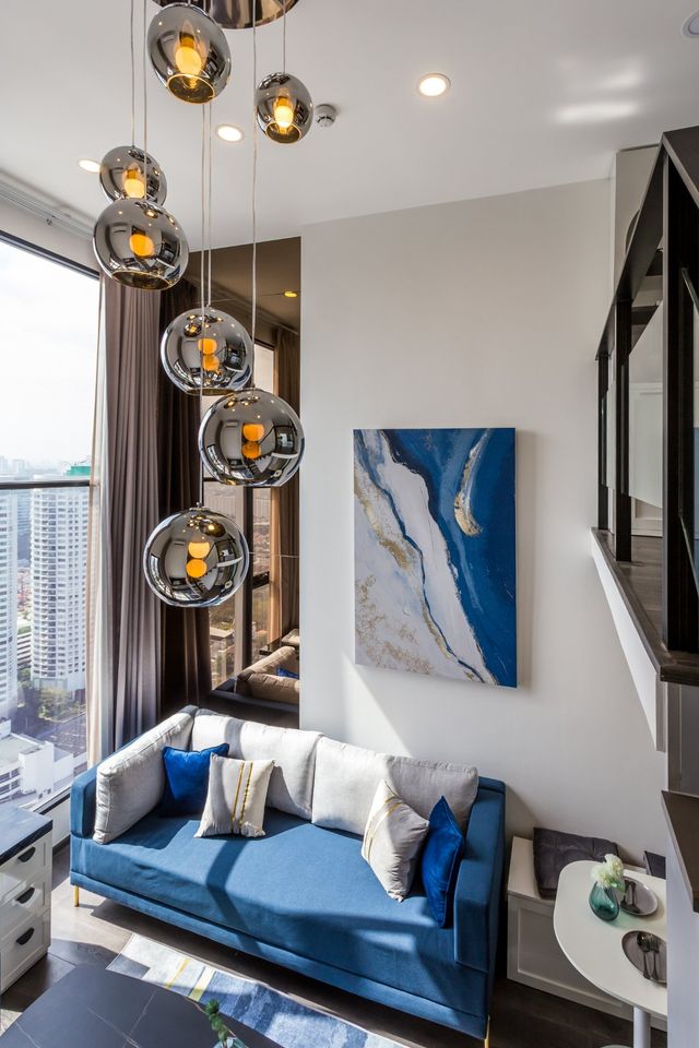 ให้เช่าคอนโดเกษตรศาสตร์ รัชโยธิน : Knightsbridge Space Ratchayothin  38 ตรม 1bed duplex special ชั้น 32