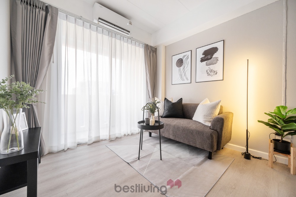 For SaleCondoBangna, Bearing, Lasalle : 𝐋𝐚𝐬𝐚𝐥𝐥𝐞 𝐩𝐚𝐫𝐤 🔥 Next to 𝑩𝑻𝑺 Bearing✨ For rent, 𝒀𝒆𝒊𝒍𝒅, very high🟩, fully furnished, free transfer🟨