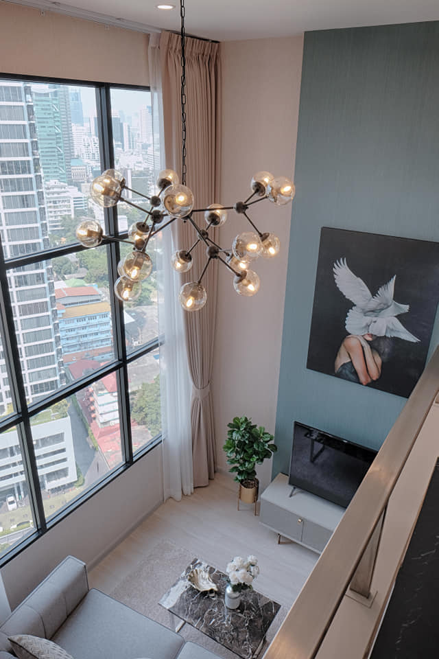 For RentCondoSathorn, Narathiwat : #Hurry and reserve now. Duplex room, beautifully decorated, size 37 sq m. - 𝗞𝗡𝗜𝗚𝗛𝗧𝗦𝗕𝗥𝗜𝗗𝗚𝗘 𝗣𝗥𝗜𝗠𝗘 𝗦𝗔𝗧𝗛𝗢𝗥𝗡 | Add Line : aae.mmproperty