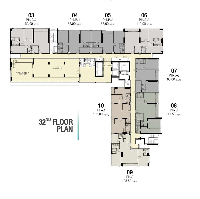 For SaleCondoKhlongtoei, Kluaynamthai : Hot ! 3 bedroom penthouse Ideo suk. rama 4 size 106.xsq.m. 3bed 2+1bth only 19.99x Tel. 0957615782