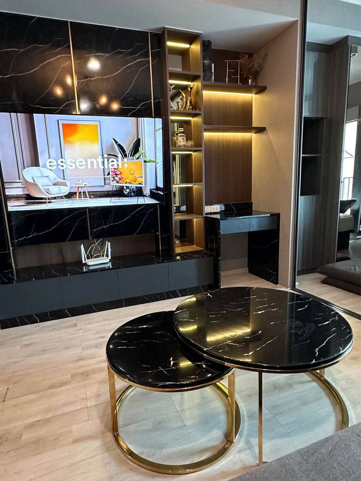 For RentCondoRatchadapisek, Huaikwang, Suttisan : 👑 Ideo Ratchada-Sutthisan 👑 Beautiful room, luxuriously decorated, very livable, area 35 sq m., complete with furniture and electrical appliances.