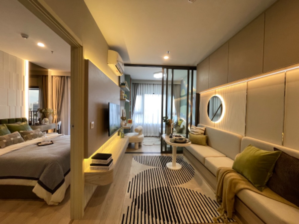 For SaleCondoKhlongtoei, Kluaynamthai : Life rama 4 - asoke. [ SALE ] - 35 sq.m. 1 Bedplus, high floor, newest condo ✨ beautiful and luxurious, near MRT Sirikit / make an appointment to see the room, contact 062-3625623