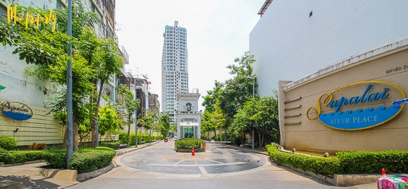 For SaleCondoWongwianyai, Charoennakor : Condo for sale, Supalai River Place, along the Chao Phraya River, Charoen Nakhon Road, large bedroom, high floor, beautiful view. Well decorated: lots of usable space and airy, not cramped, size 53 sq m., 22nd floor ME-151