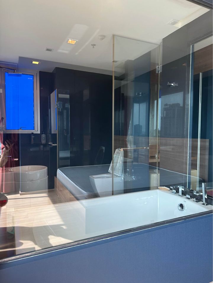 ขายคอนโดสะพานควาย จตุจักร : รหัสทรัพย์ BH0186 ริธึ่ม พหล-อารีย์ ห้องขนาด 67 ตร.ม. แบบ 2 ห้องนอน 2 ห้องน้ำ ชั้น 26