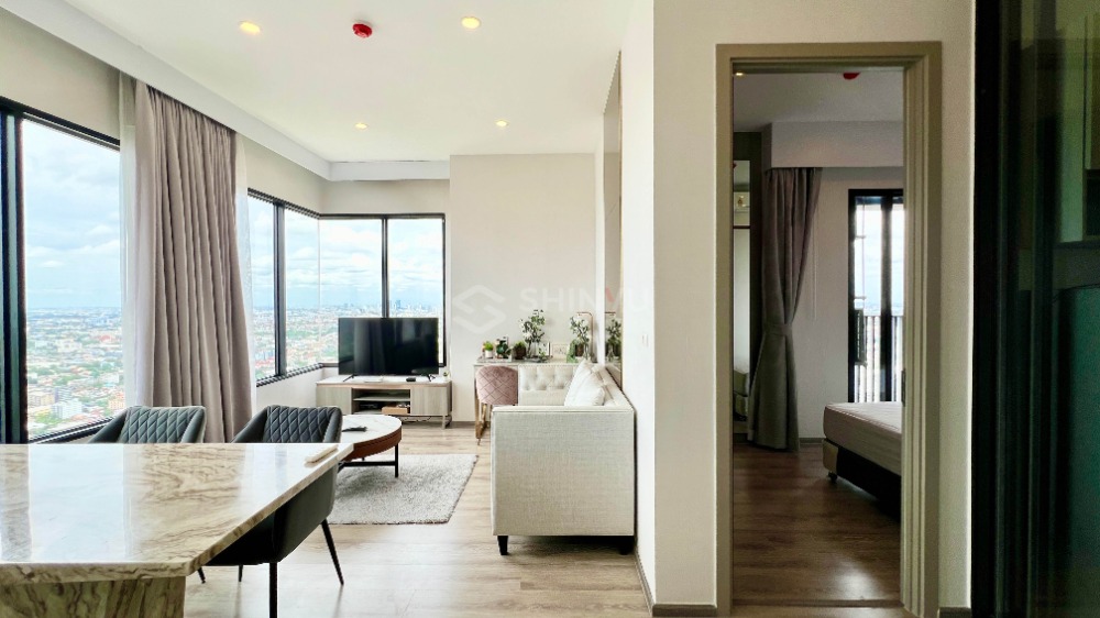 ให้เช่าคอนโดอ่อนนุช อุดมสุข : ให้เช่าคอนโด Knightsbridge Prime Onnut ใกล้ BTS อ่อนนุช พร้อมเข้าอยู่ 2Bed 2Bath ชั้น47 เช่าเพียง 40,000 บาท MA00002