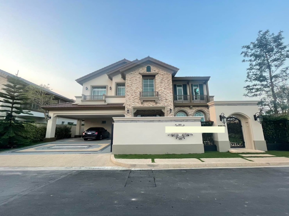 ให้เช่าบ้านวิภาวดี ดอนเมือง หลักสี่ : For rent detached house 4 bedrooms at Nantawan Ramintra-Paholyothin 50 Luxury House Corner unit near Fashion Island  Fully furnished Ready to move in Rental 150,000 THB/ Month