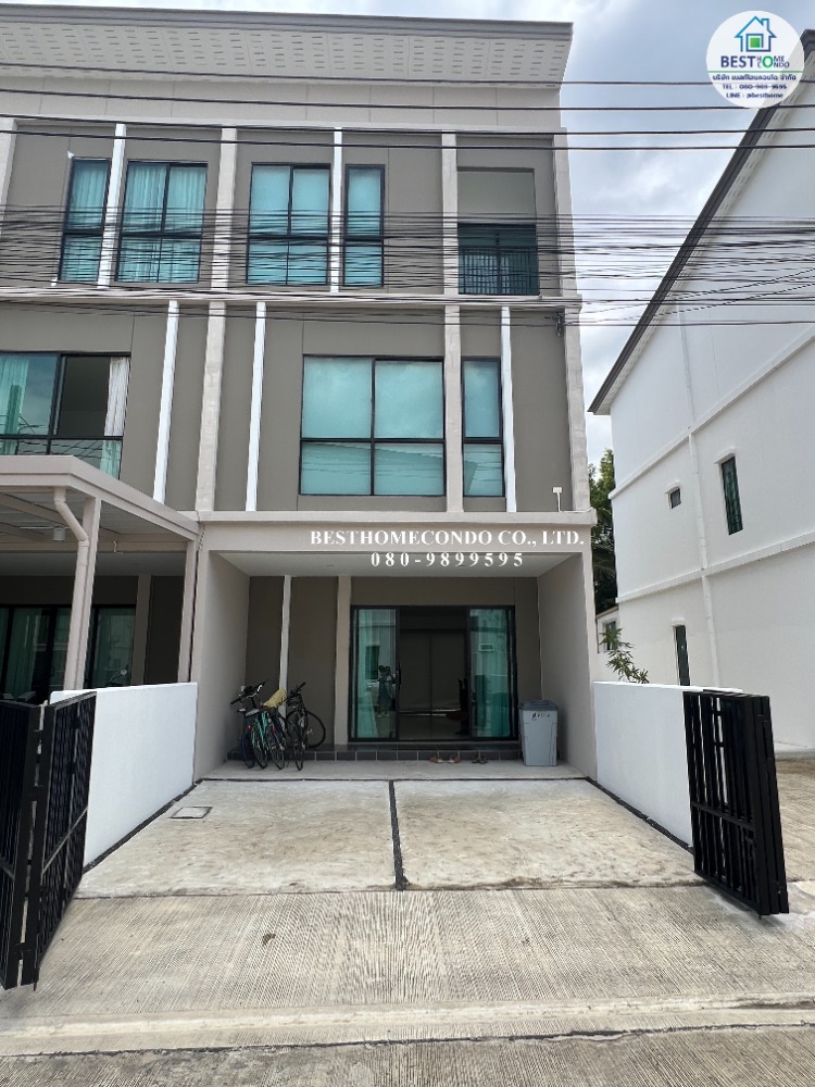 For RentTownhomePattanakan, Srinakarin : Townhome for rent ✅ Patio Srinakarin - Rama 9 ✅ Convenient travel. Near the main road