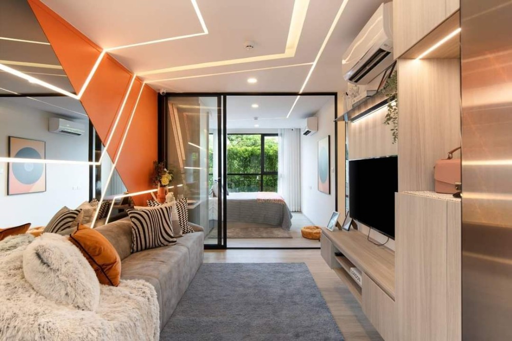 For SaleCondoOnnut, Udomsuk : New condo that allows pets, Origin Play Sri Udom Station (Rt-01)