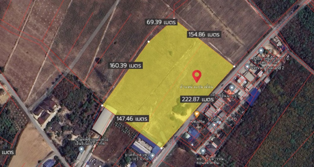 For SaleLandRayong : Investment opportunity in beautiful land near the city ✨ Land Rayong - Mabkha / 21 rai 2 ngan 76 square wa (for sale), Land Rayong - Mabkha / 8.58 Acre (FOR SALE) NEWC085