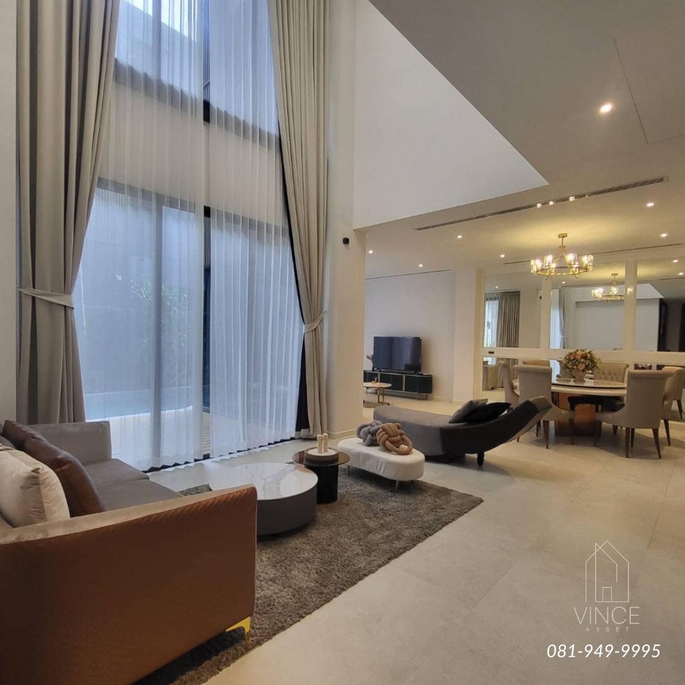 ให้เช่าบ้านพระราม 9 เพชรบุรีตัดใหม่ RCA : For Rent Bugaan Rama9 - Mhengjai 出租：BuGaan Rama9-Mengjai，最私密，有電梯，私人游泳池，位於市中心。
