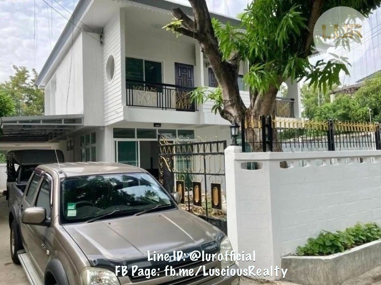 For RentHouseOnnut, Udomsuk : Home Office in Sukhimvit 71 Pridi 3 bed 3bath 3 Parking Lots 40,000 THB/month